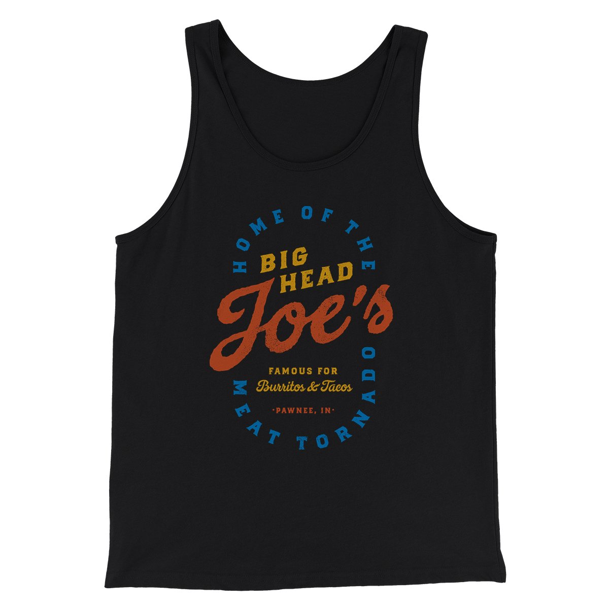 Big Head Joe's Men/Unisex Tank Top Black | Funny Shirt from Famous In Real Life