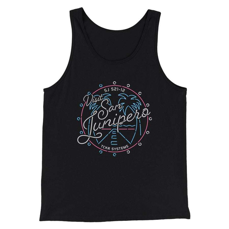 Visit San Junipero Funny Movie Men/Unisex Tank Top | Funny Shirt from Famous In Real Life