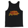 I Like Pig Butts Funny Men/Unisex Tank Top Black | Funny Shirt from Famous In Real Life