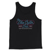 Blue Oyster Bar Funny Movie Men/Unisex Tank Top Black | Funny Shirt from Famous In Real Life