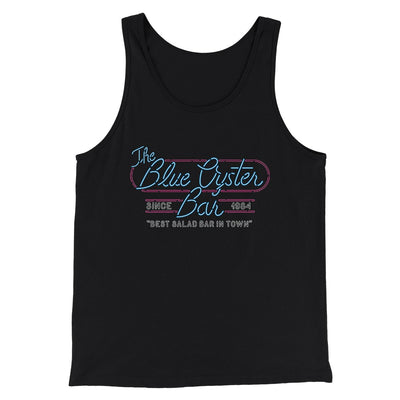 Blue Oyster Bar Funny Movie Men/Unisex Tank Top Black | Funny Shirt from Famous In Real Life