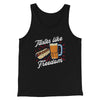 Tastes Like Freedom Men/Unisex Tank Black | Funny Shirt from Famous In Real Life