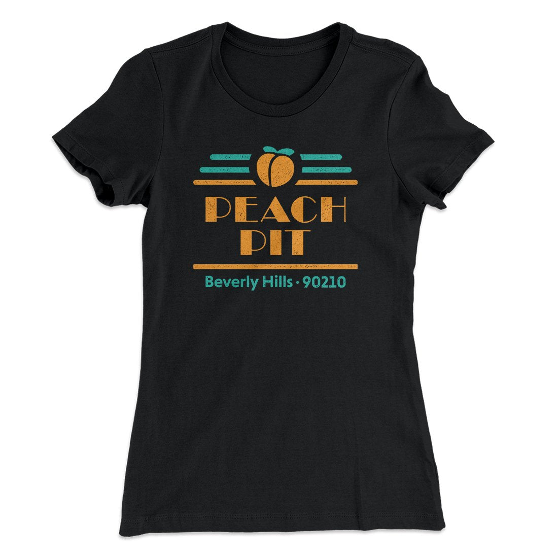 Peach Pit Diner Women's T-Shirt | Funny Shirt from Famous In Real Life