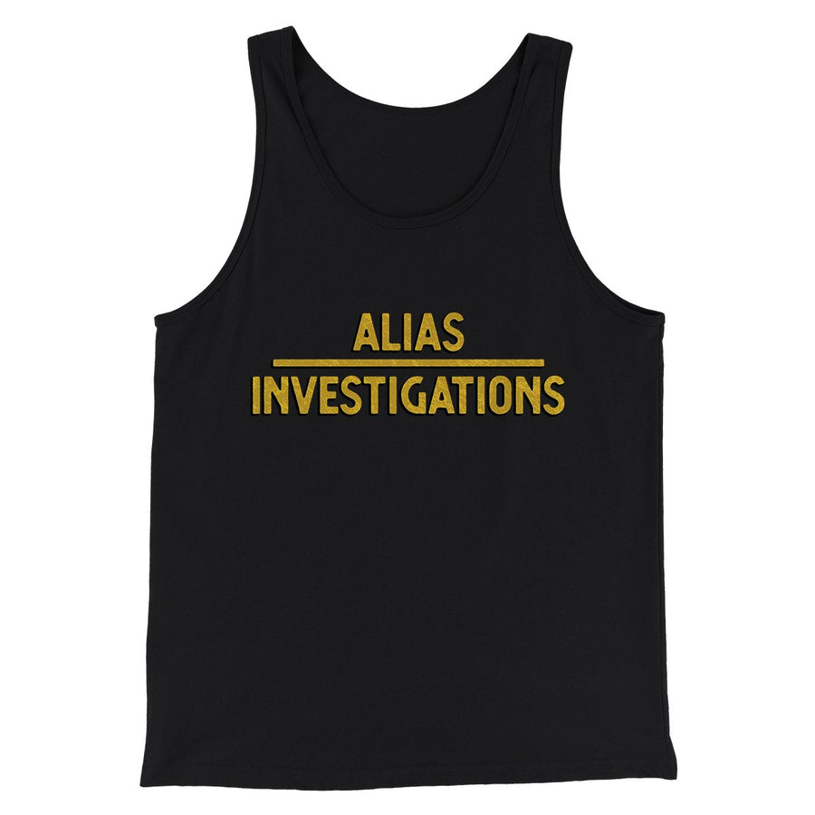 Alias Investigations Men/Unisex Tank Top | Funny Shirt from Famous In Real Life