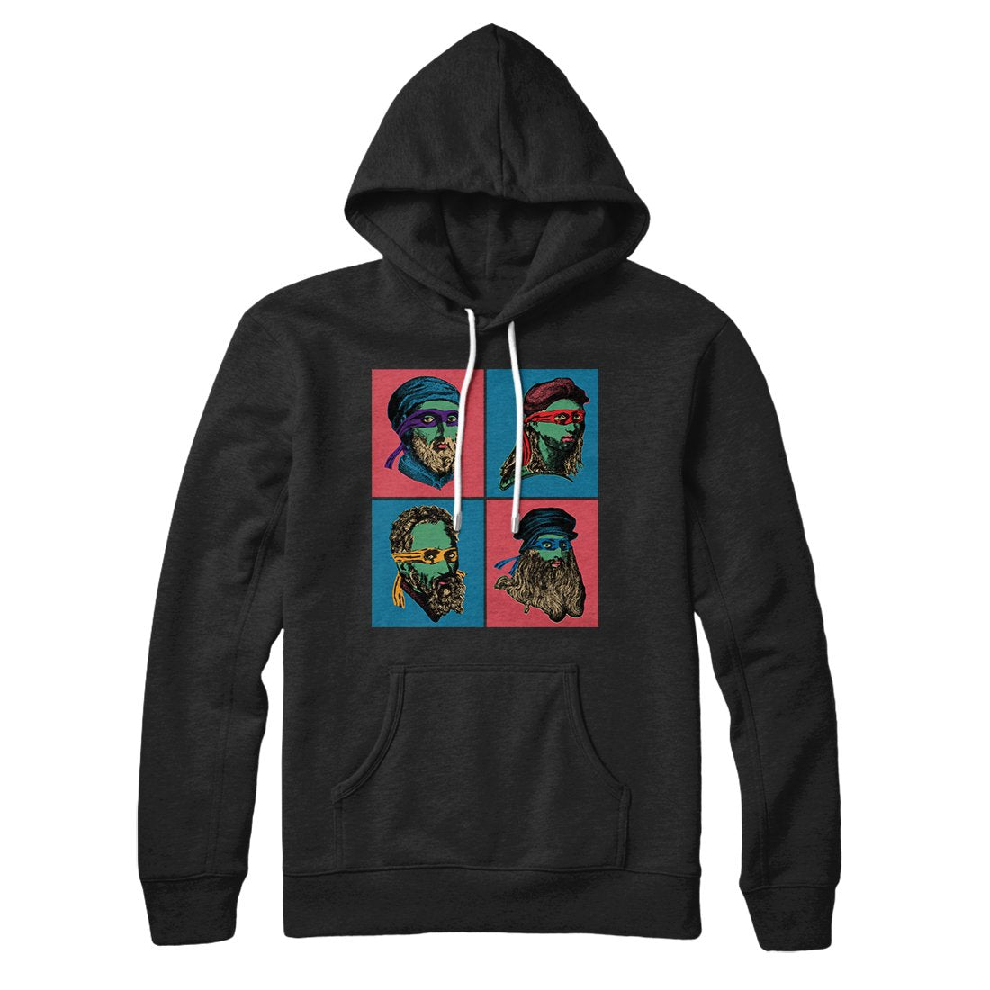 Teenage Mutant Ninja Artists Hoodie Black | Funny Shirt from Famous In Real Life