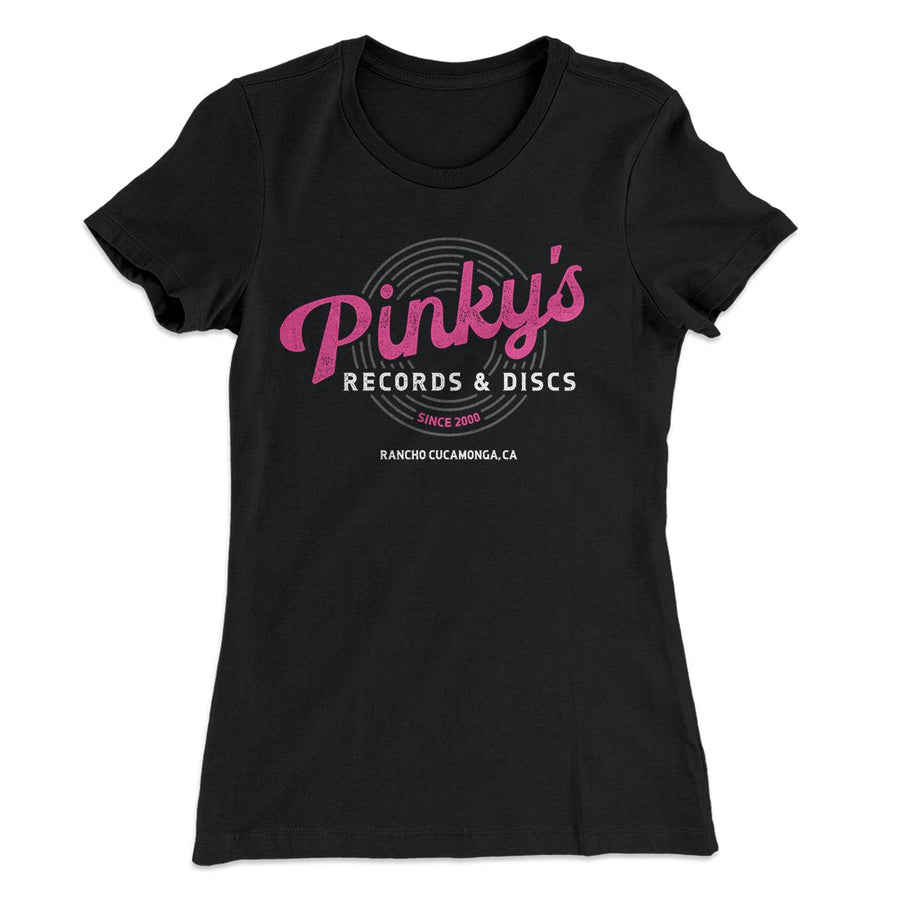 Pinky's Record Shop Women's T-Shirt | Funny Shirt from Famous In Real Life
