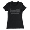 Periodic Table of Elements Women's T-Shirt Black | Funny Shirt from Famous In Real Life