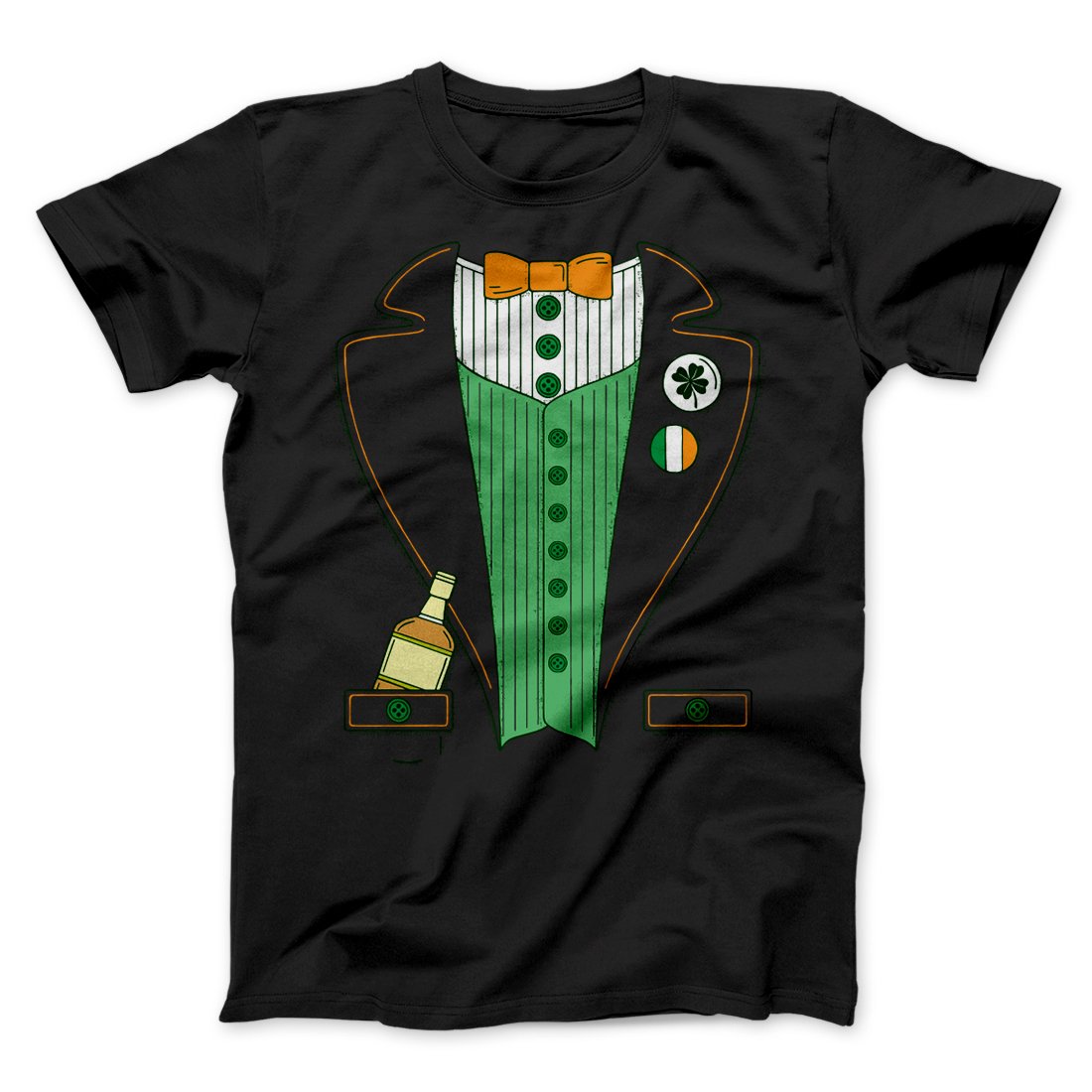 Irish Leprechaun Suit Men/Unisex T-Shirt | Funny Shirt from Famous In Real Life