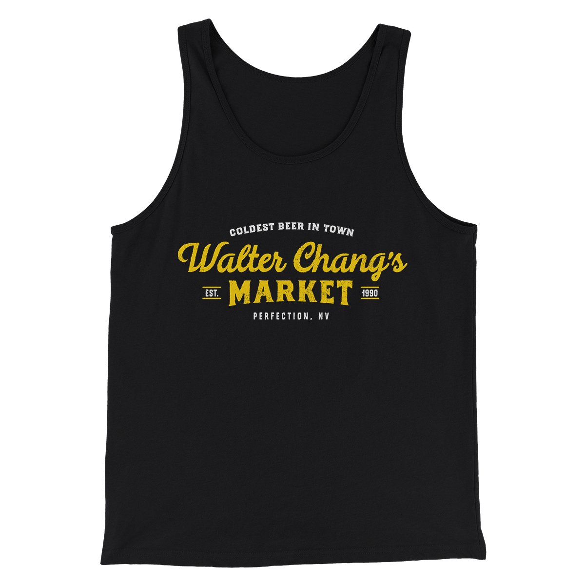 Walter Chang's Market Funny Movie Men/Unisex Tank Top Black | Funny Shirt from Famous In Real Life