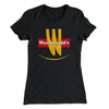 WacArnold's Women's T-Shirt Black | Funny Shirt from Famous In Real Life