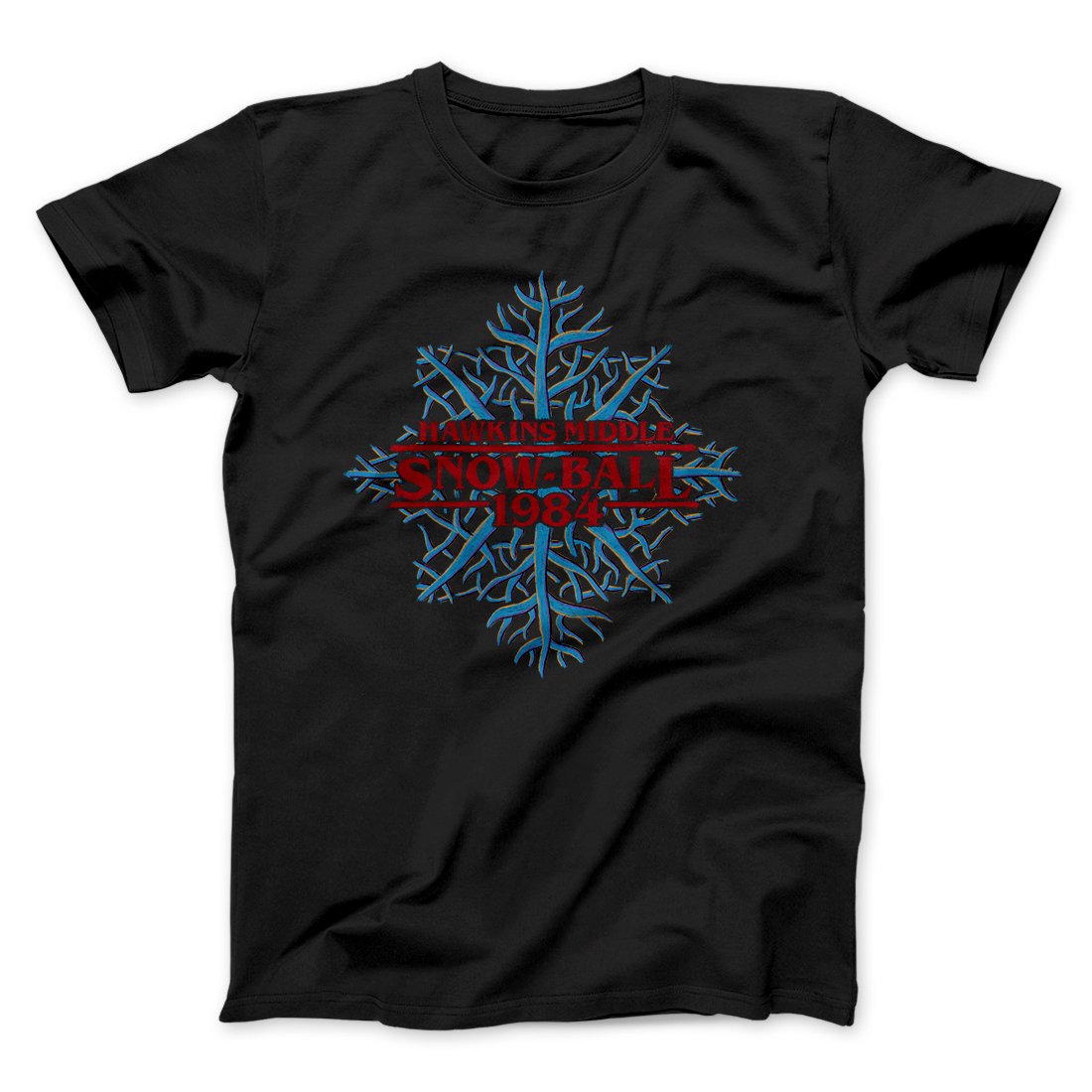 Hawkins Middle Snow Ball Men/Unisex T-Shirt | Funny Shirt from Famous In Real Life