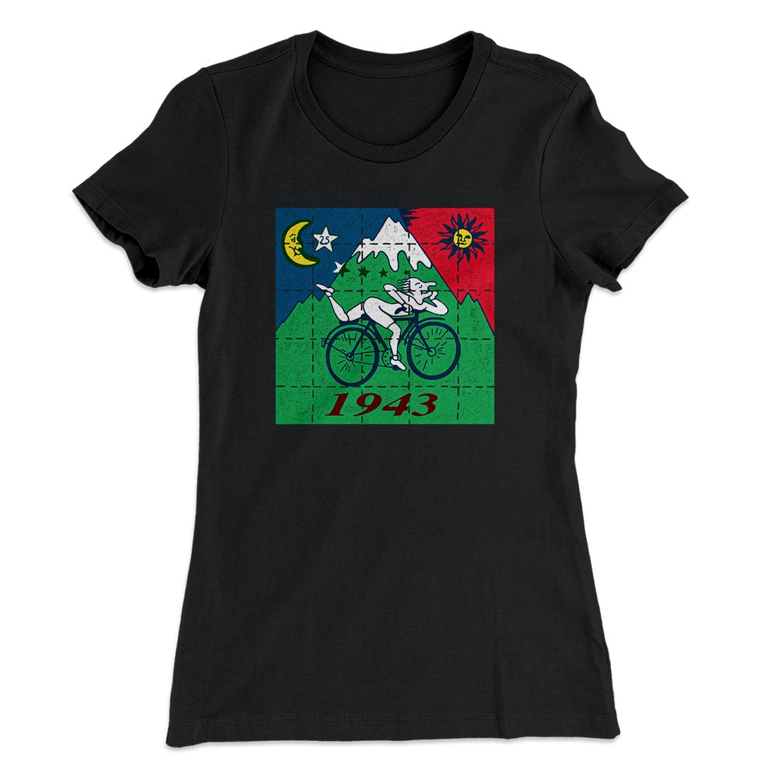 Bicycle Day 1943 Women's T-Shirt | Funny Shirt from Famous In Real Life