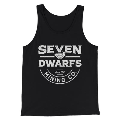 Seven Dwarfs Mining Co. Men/Unisex Tank Top Black | Funny Shirt from Famous In Real Life