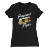 Frequent Flyer Women's T-Shirt Black | Funny Shirt from Famous In Real Life