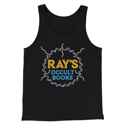 Ray's Occult Books Funny Movie Men/Unisex Tank Top Black | Funny Shirt from Famous In Real Life