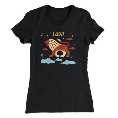 Leo Women's T-Shirt Black | Funny Shirt from Famous In Real Life