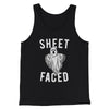 Sheet Faced Men/Unisex Tank Top Black | Funny Shirt from Famous In Real Life