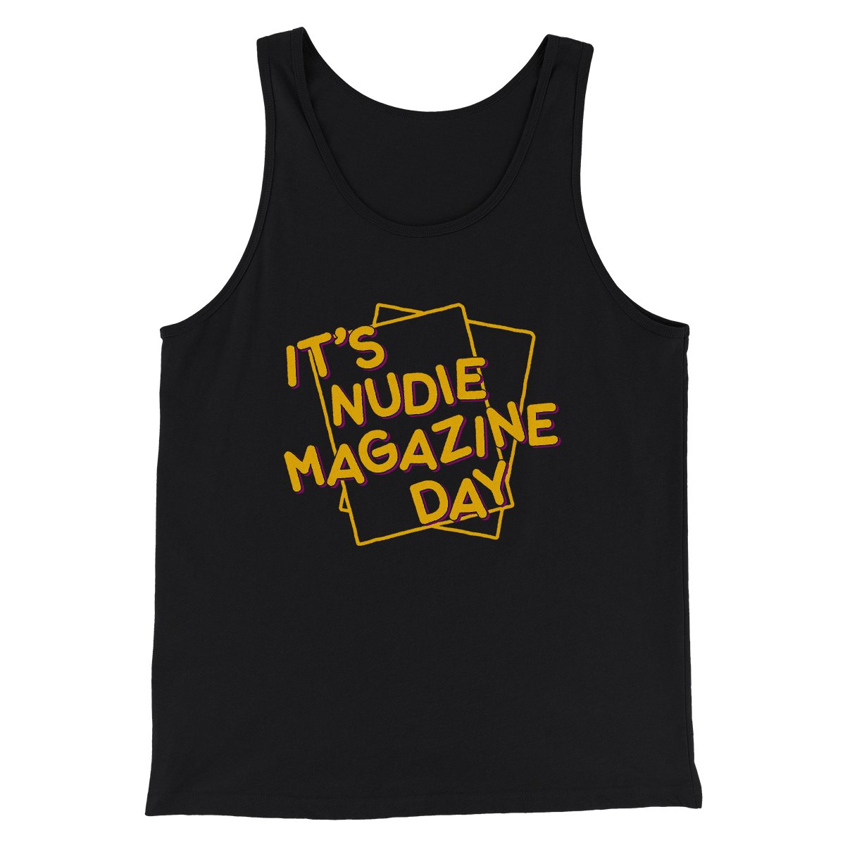 Nudie Magazine Day Funny Movie Men/Unisex Tank Top | Funny Shirt from Famous In Real Life