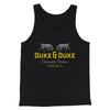 Duke and Duke Commodity Brokers Funny Movie Men/Unisex Tank Top Black | Funny Shirt from Famous In Real Life