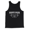 Mandelbaum Gym Men/Unisex Tank Top Black | Funny Shirt from Famous In Real Life
