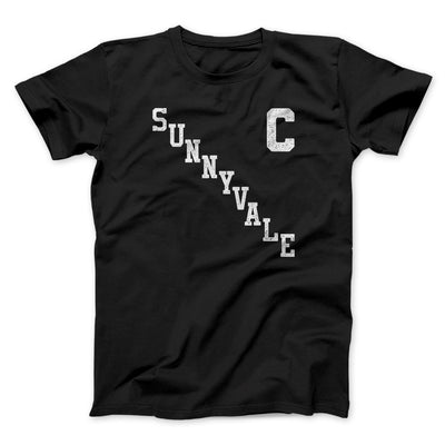Sunnyvale Jersey Men/Unisex T-Shirt Black | Funny Shirt from Famous In Real Life