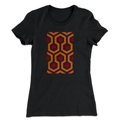 The Overlook Hotel Carpet Women's T-Shirt Black | Funny Shirt from Famous In Real Life