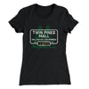 Twin Pines Mall Women's T-Shirt Black | Funny Shirt from Famous In Real Life