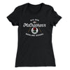 Big Ern McCracken's Bowling School Women's T-Shirt Black | Funny Shirt from Famous In Real Life