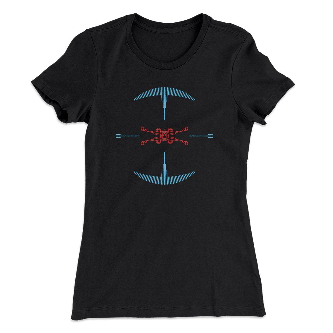 Fighter Target Women's T-Shirt | Funny Shirt from Famous In Real Life