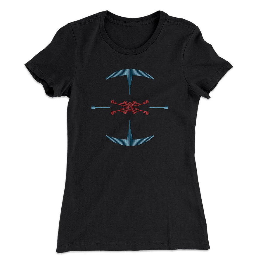 Fighter Target Women's T-Shirt | Funny Shirt from Famous In Real Life