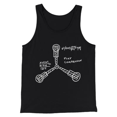 Flux Capacitor Funny Movie Men/Unisex Tank Top Black | Funny Shirt from Famous In Real Life