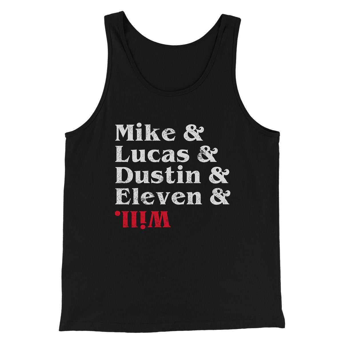 Strange Names Men/Unisex Tank Top Black | Funny Shirt from Famous In Real Life