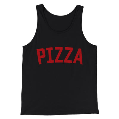 Pizza Men/Unisex Tank Top Black | Funny Shirt from Famous In Real Life