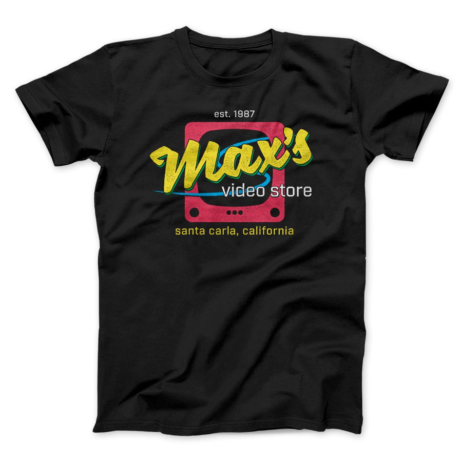 Max's Video Store Funny Movie Men/Unisex T-Shirt | Funny Shirt from Famous In Real Life