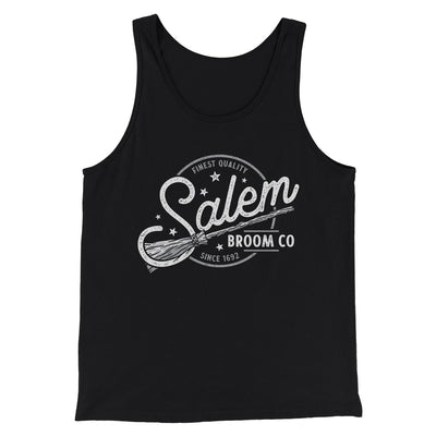 Salem Broom Company Men/Unisex Tank Top Black | Funny Shirt from Famous In Real Life