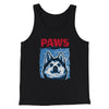 PAWS Dog Funny Movie Men/Unisex Tank Top Black | Funny Shirt from Famous In Real Life