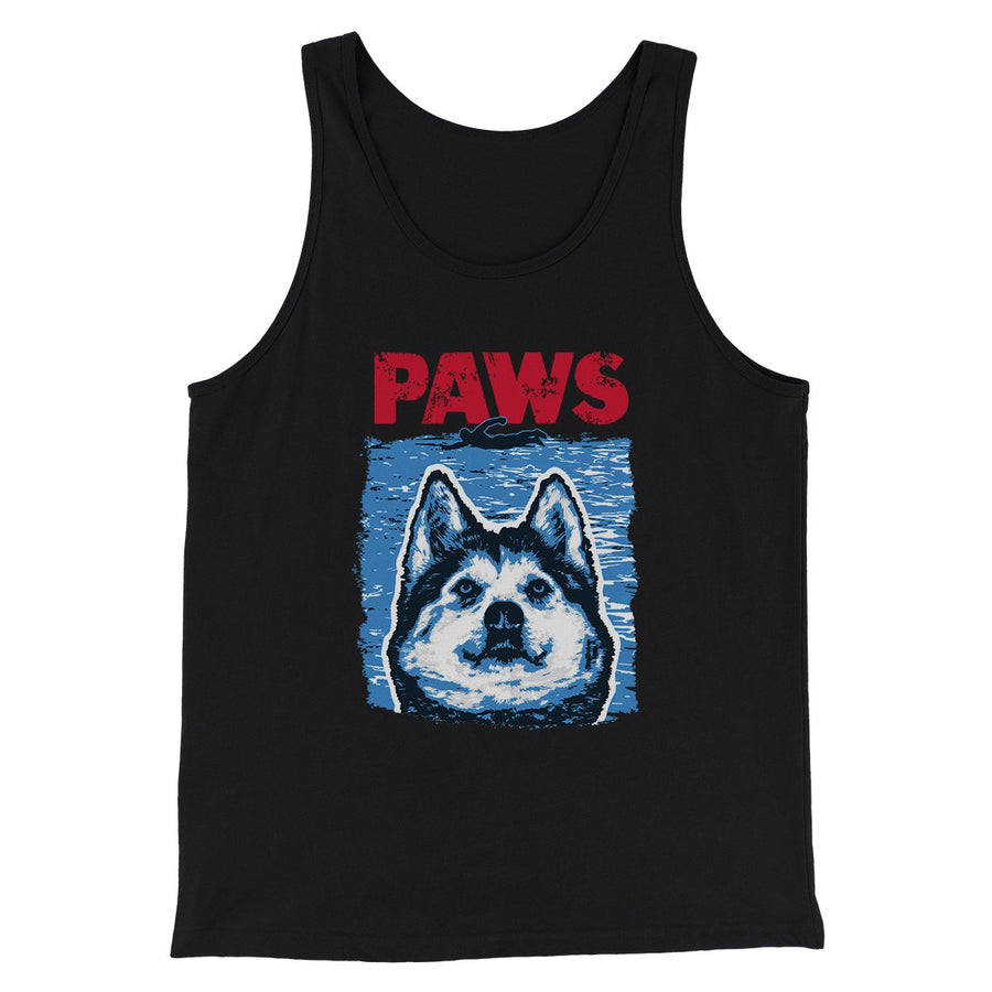 PAWS Dog Funny Movie Men/Unisex Tank Top | Funny Shirt from Famous In Real Life