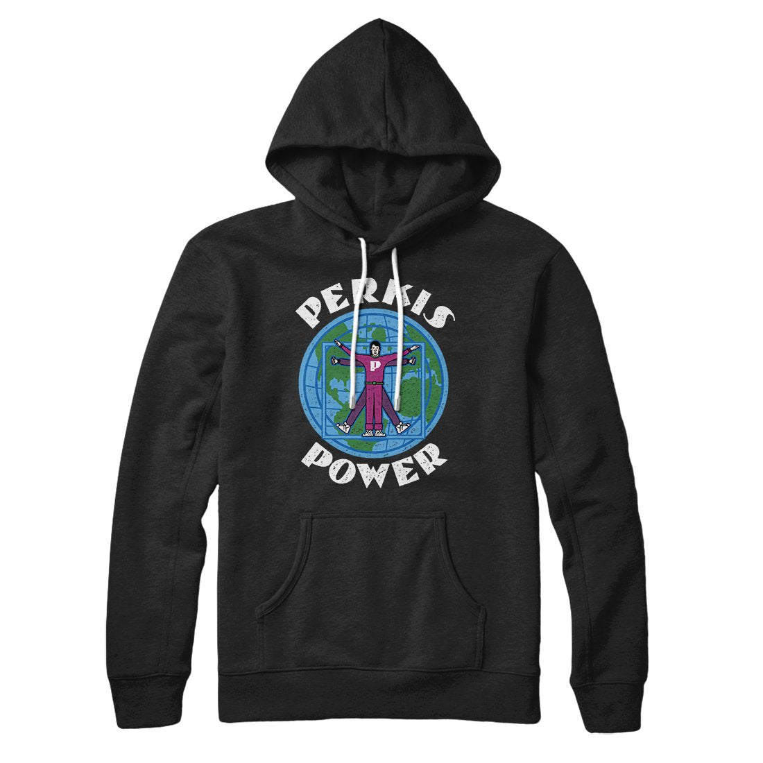 Perkis Power Hoodie Black | Funny Shirt from Famous In Real Life