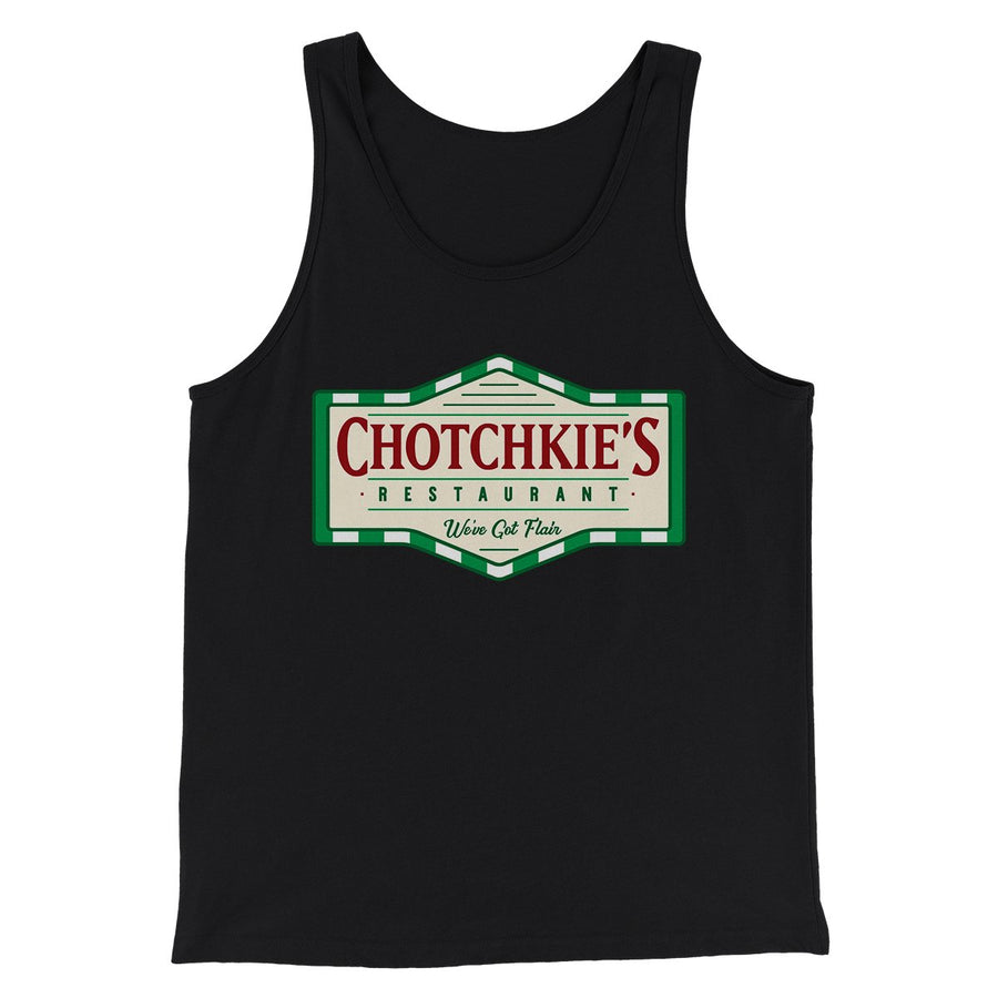 Chotchkie's Restaurant Funny Movie Men/Unisex Tank Top Black | Funny Shirt from Famous In Real Life