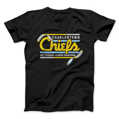 Charlestown Chiefs Funny Movie Men/Unisex T-Shirt Black | Funny Shirt from Famous In Real Life