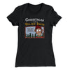 Christmas for Village Idiots Women's T-Shirt Black | Funny Shirt from Famous In Real Life