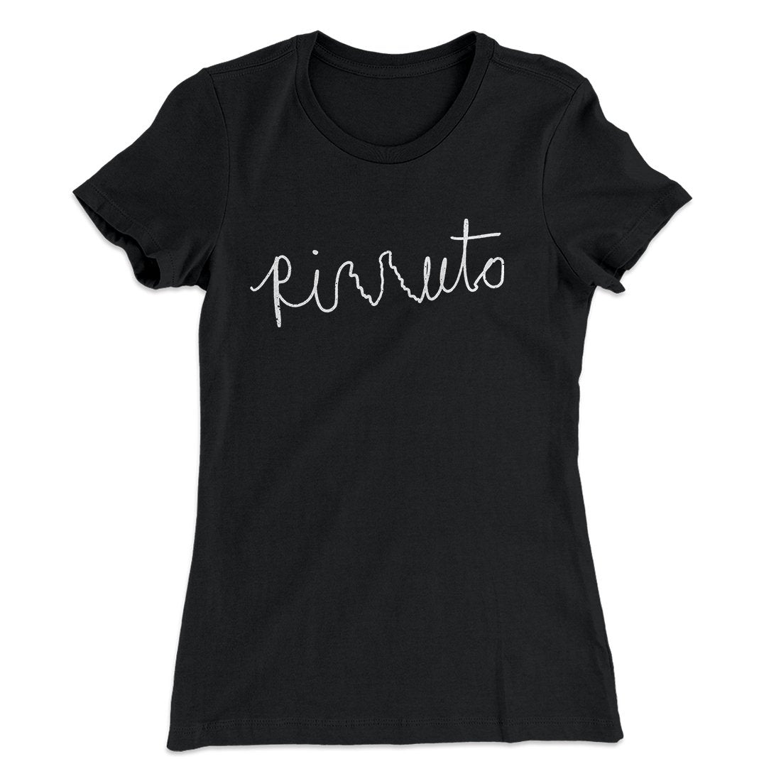 Rizzuto Cursive Women's T-Shirt | Funny Shirt from Famous In Real Life