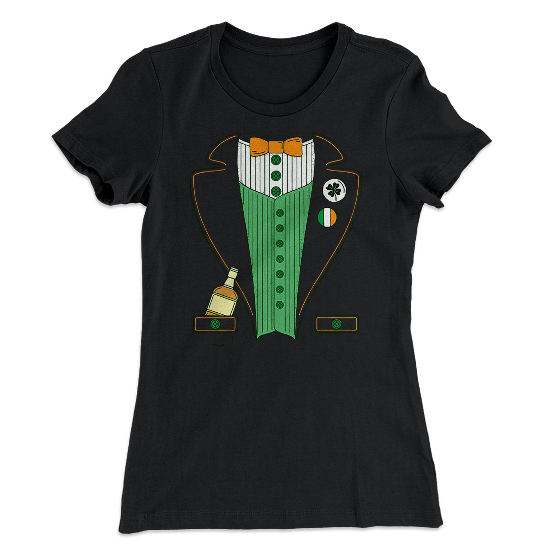 Irish Leprechaun Suit Women's T-Shirt | Funny Shirt from Famous In Real Life