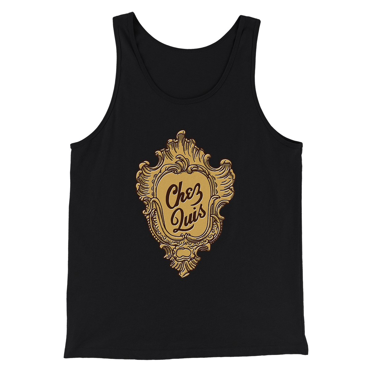 Chez Quis Funny Movie Men/Unisex Tank Top Black | Funny Shirt from Famous In Real Life