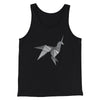 Origami Unicorn Funny Movie Men/Unisex Tank Top Black | Funny Shirt from Famous In Real Life
