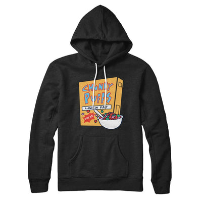 Chunky Puffs Cereal Hoodie Black | Funny Shirt from Famous In Real Life