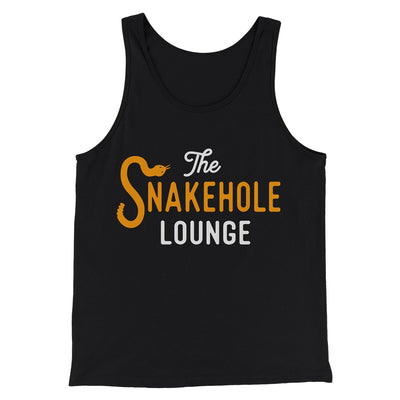 Snakehole Lounge Men/Unisex Tank Top Black | Funny Shirt from Famous In Real Life