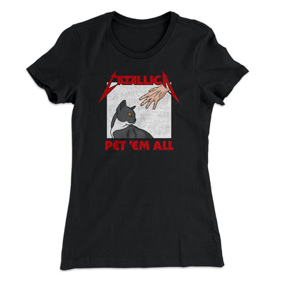 Catallica Women's T-Shirt Black | Funny Shirt from Famous In Real Life