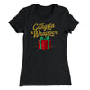 Gangsta Wrapper Women's T-Shirt Black | Funny Shirt from Famous In Real Life