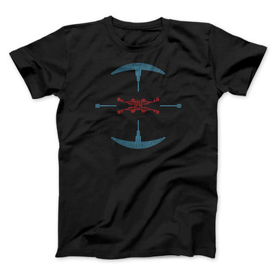 Fighter Target Men/Unisex T-Shirt Black | Funny Shirt from Famous In Real Life